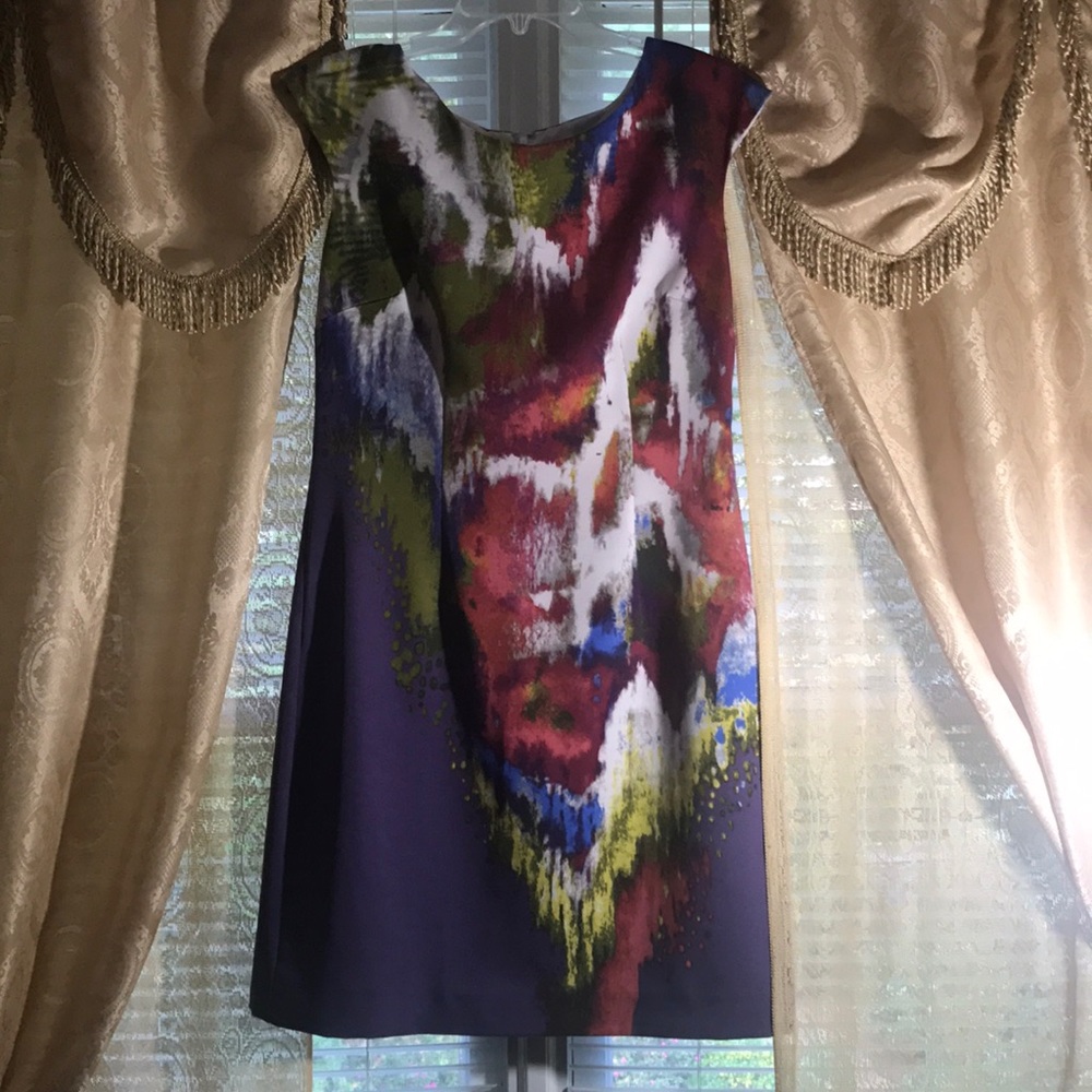 Watercolor dress size 8